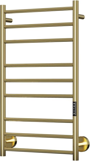 TVS Plus 9L håndklædetørrer, el, 50x86 cm, børstet guld