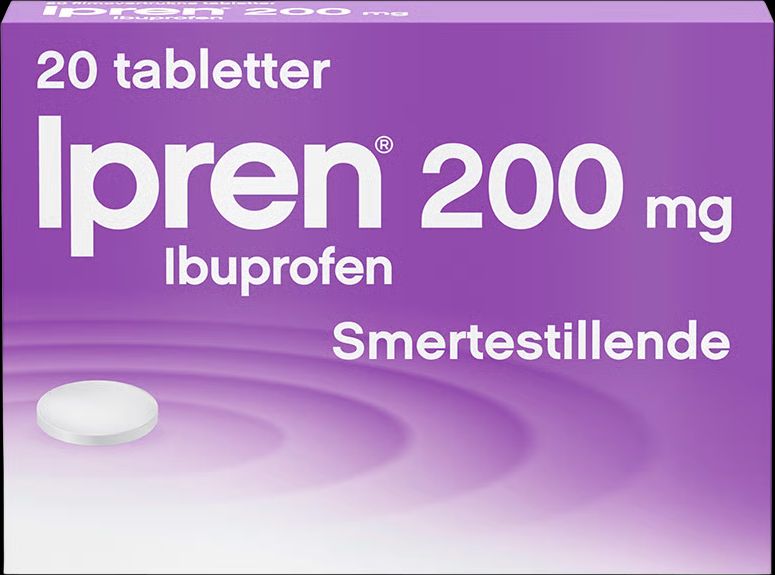 ipren tabletter med 200 mg ibuprofen mod smerter - 20 stk