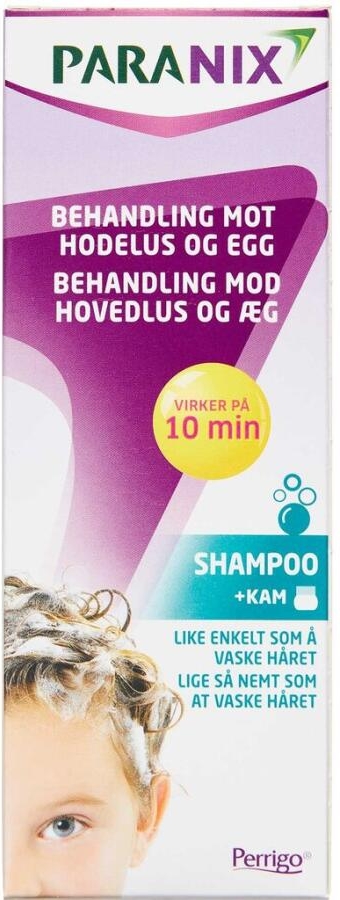 paranix shampoo med kam