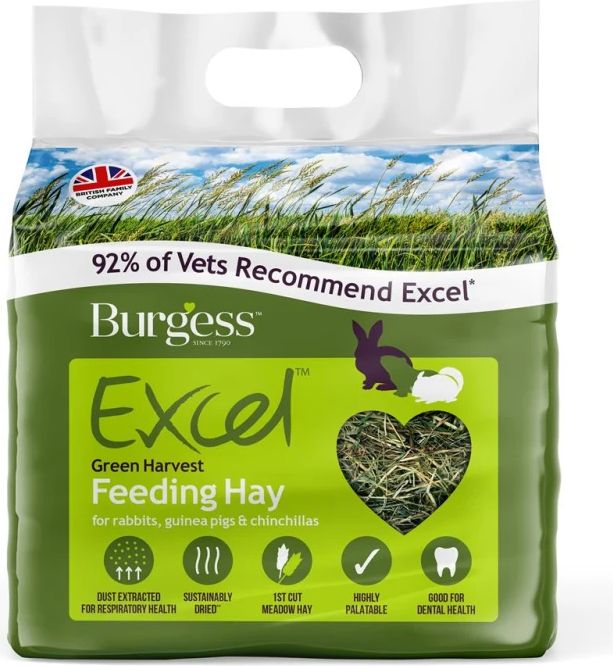 Burgess Excel Dried Fresh Grass (hø) 1kg