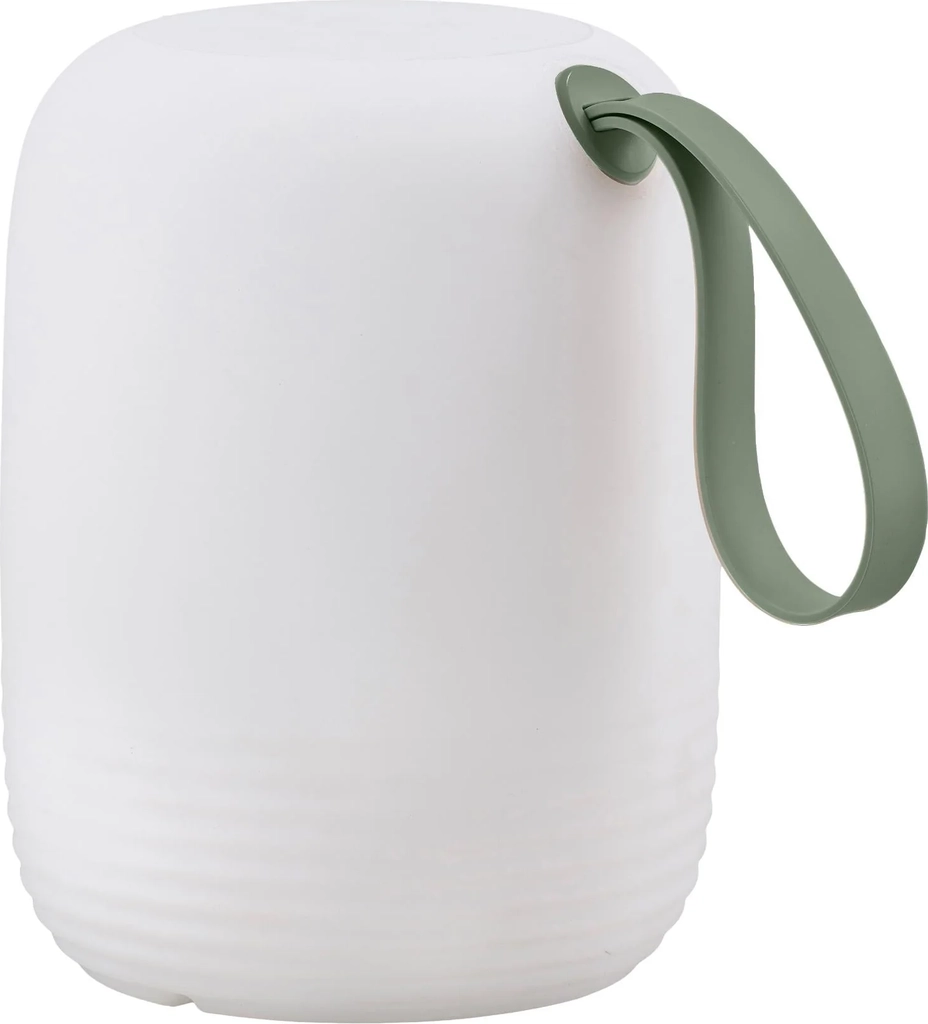 villa collection - led-lampe - 12,5 x 15,5 cm-hvid/grøn