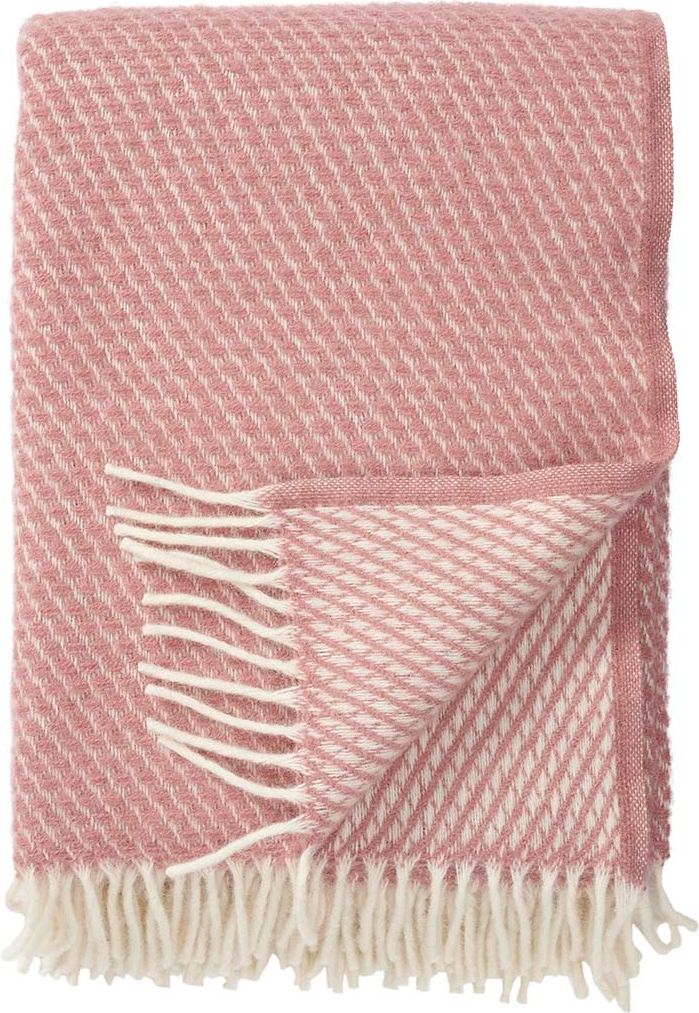 velvet uldplaid, rose