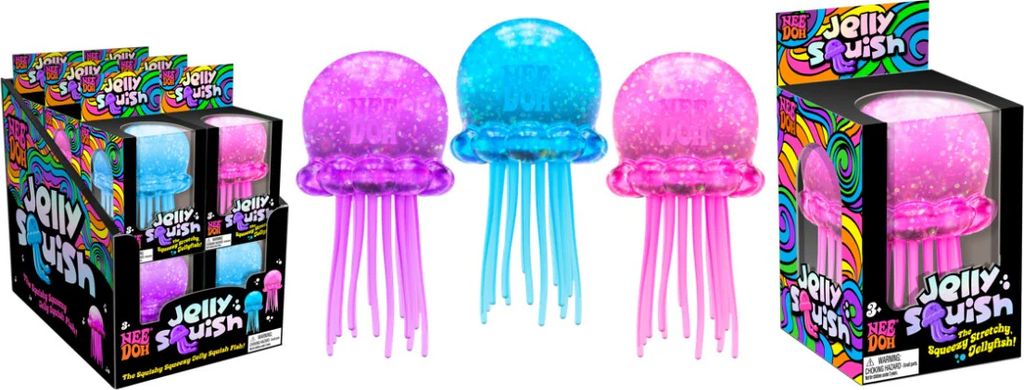 needoh jelly squish 3 asst. cdu