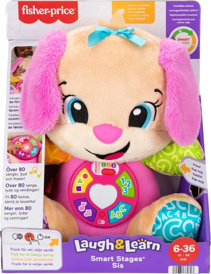 Fisher-Price Leg Lær Kloge Søster Laugh Learn