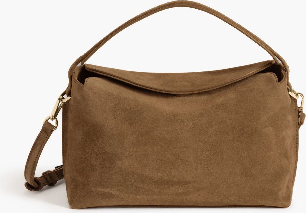 hera handbag suede wet sand