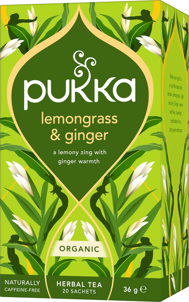 Pukka Te Lemon Grass & Ginger 20 breve