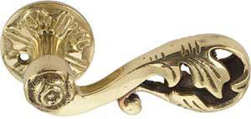 dørgreb a472 messing poleret uden lak cc 30mm