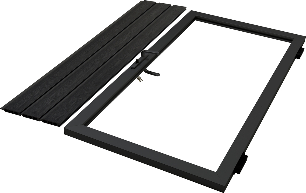 Kirkedal K1 Alu Black Havelåge 90x170 cm