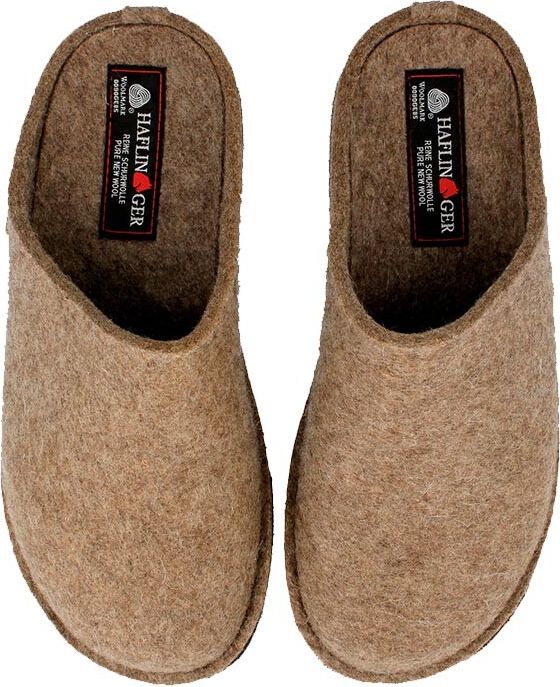 Haflinger Flair Soft Hjemmesko - Sandfarvet
