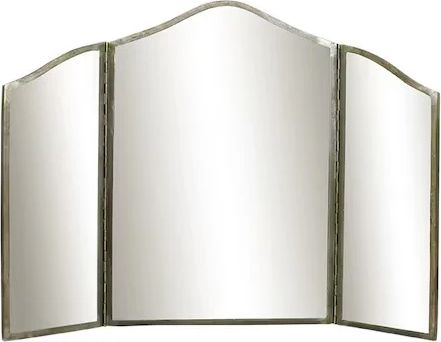 spegel karin 3-delad antik silver