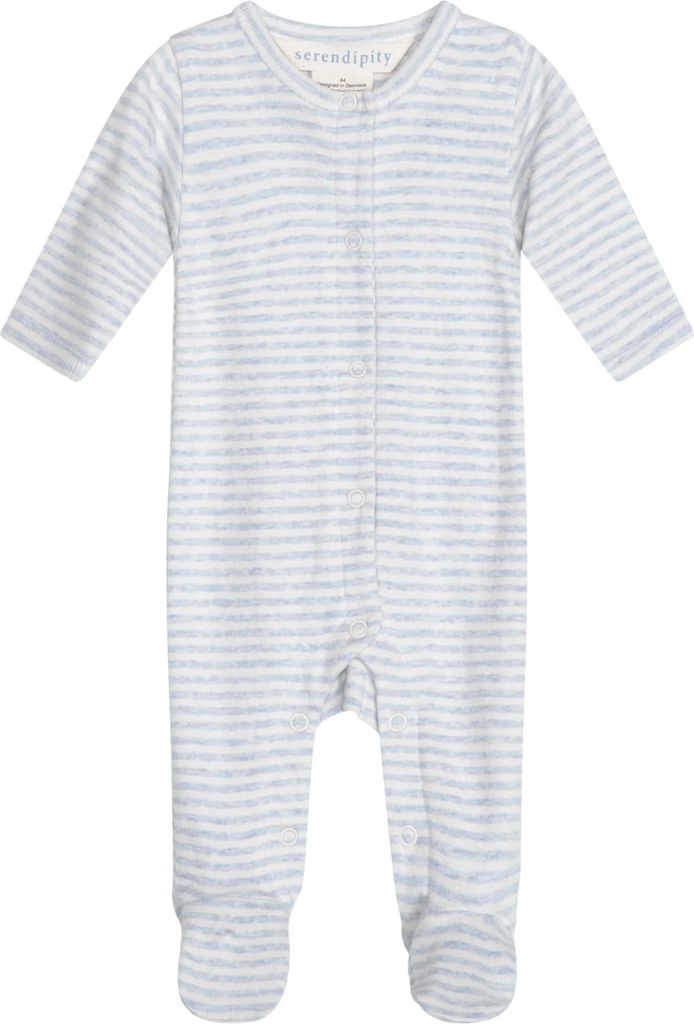 Serendipity Mist/Offwhite Newborn Stripe Dragt Str. 44