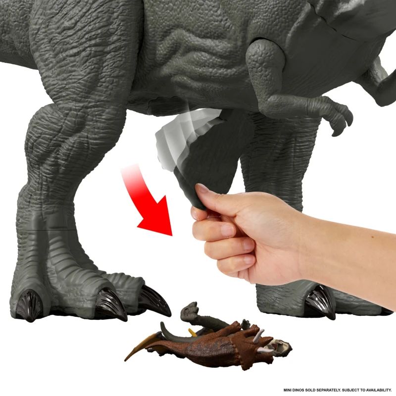 jurassic world super colossal tyrannosaurus rex action figure