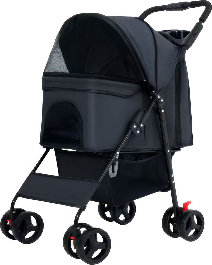 Trekker Hundevogn 15 kg Svart