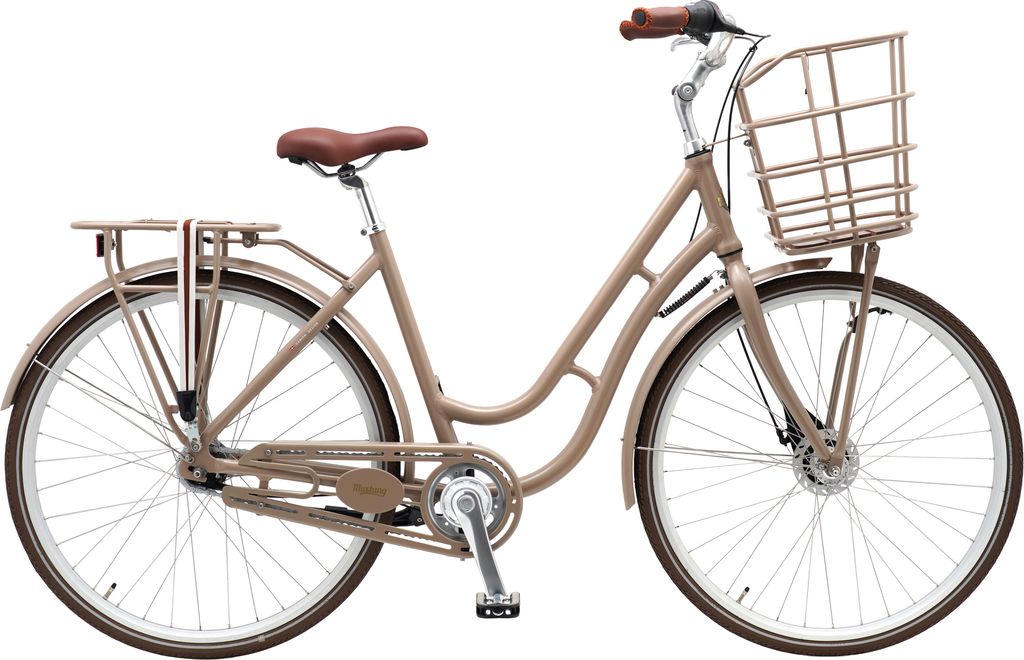 mustang augusta 28" damecykel med 7 gear – mocca​