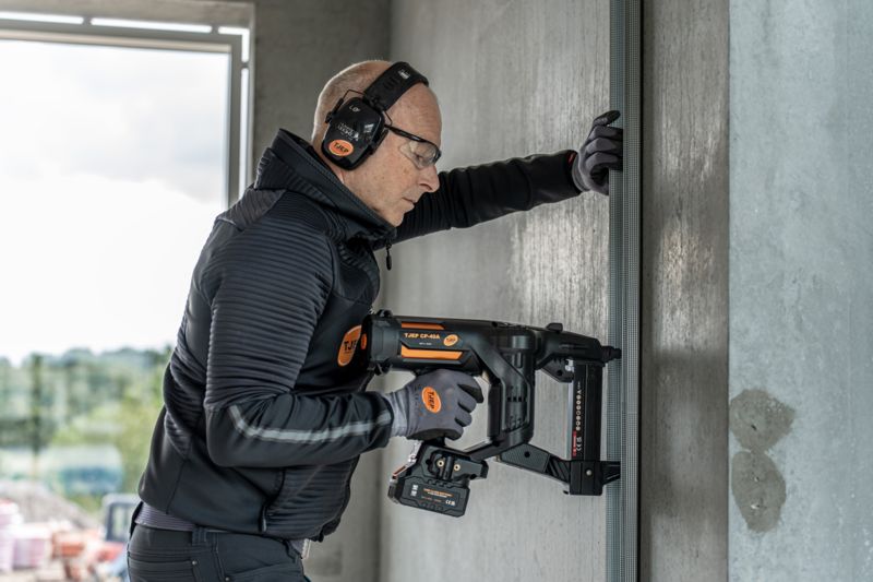 tjepbetonpistol 18v cp-40a m/2 li-ion batt, lader og kuffert