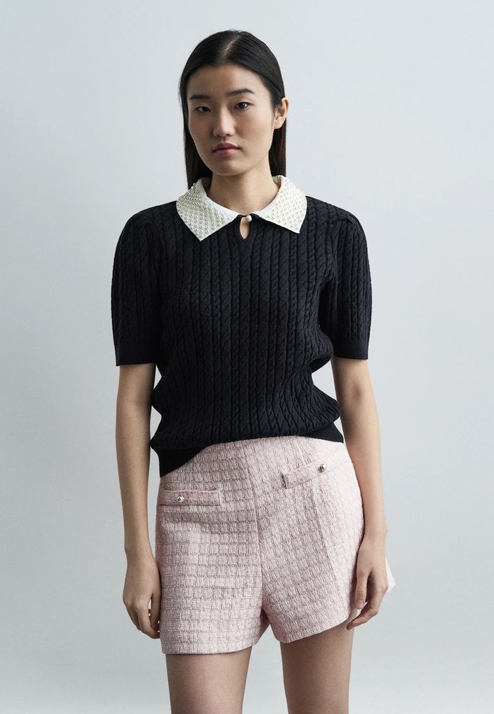 madie - poloshirts - noir