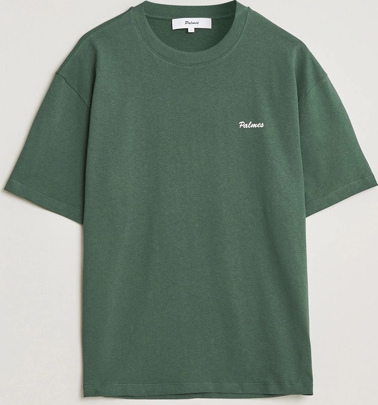stitch t-shirt dark green