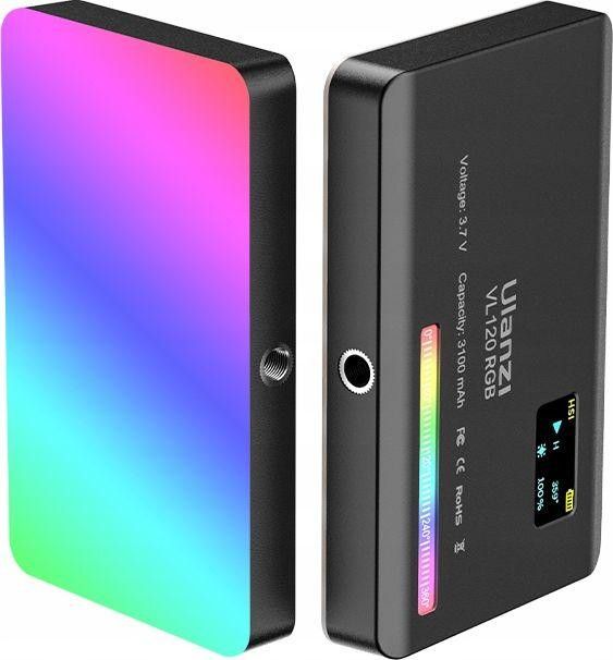 Ulanzi VL120 LED Videolampe - RGB, 60-120 Mm