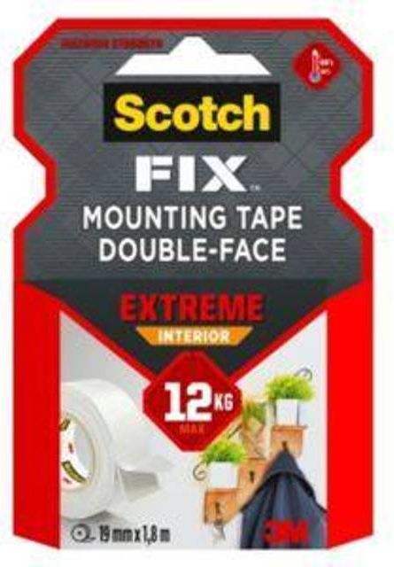 Scotch 3M Extreme Interior White Tape L1.8M W19mm