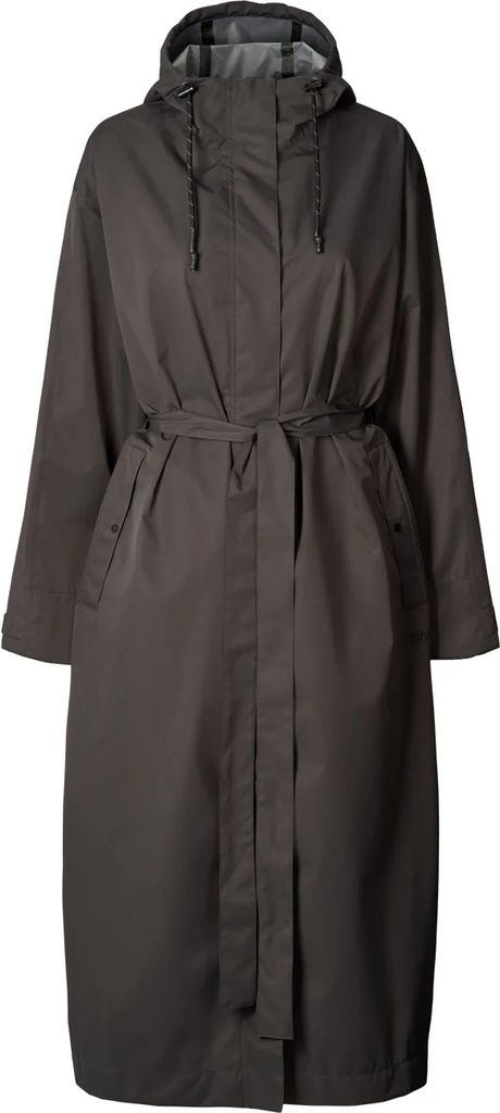 rainshell coat - almost black