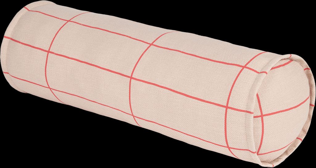 NOBODINOZ Vibes Cylinder Cushion 50X18 |Red |One Size