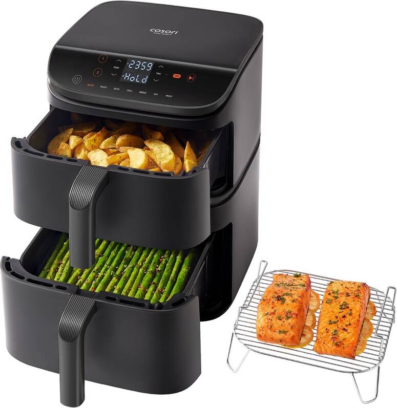 cosori turbo tower airfryer kaapafcsneu0244y (sort)