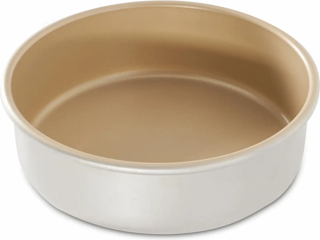 Nordic Ware Naturals Round Bageform - Ø 22 x H 5,8 cm - Aluminium/non-stick - Guld
