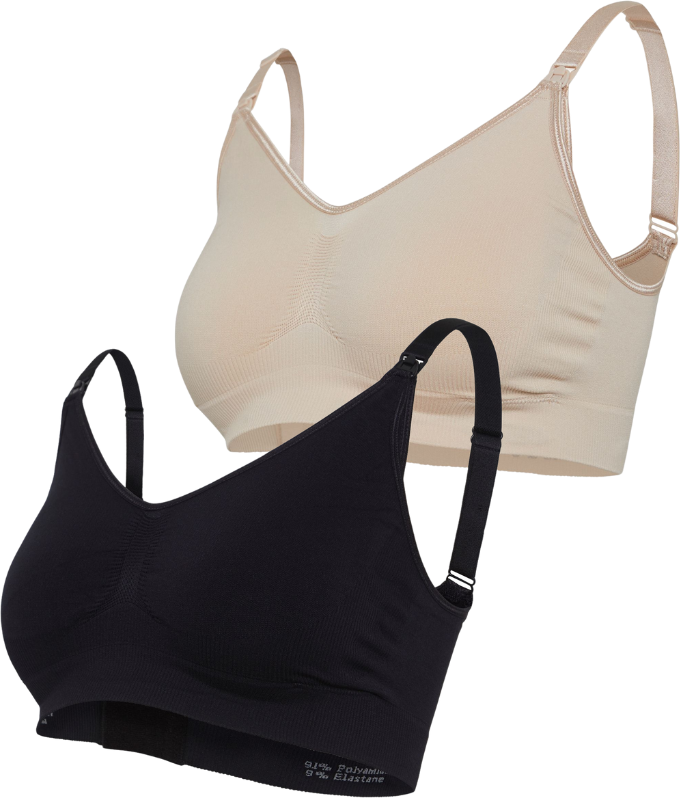 original maternity & nursing bra 2-pack (grs) - amme-bh'er