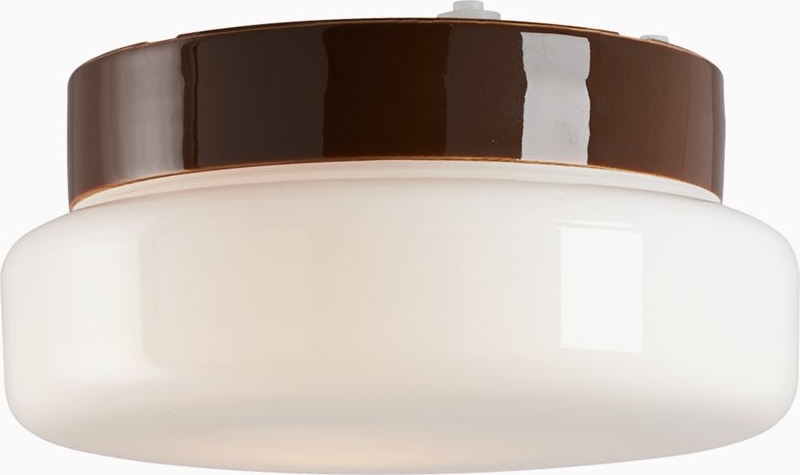 Ifö Electric Classic BASTU E27 Brun IP44 40W tak/60W. 8048-509-14