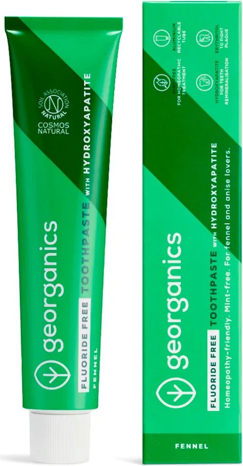 Georganics Toothpaste Hydroxy Apatite Fennel Fluoride Free