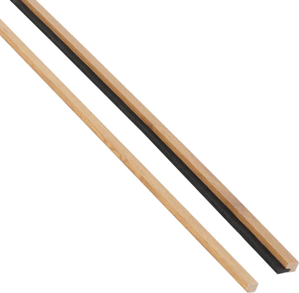 Afslutningslister Akustikpaneler Egetræsfiner 2400x45x18 mm