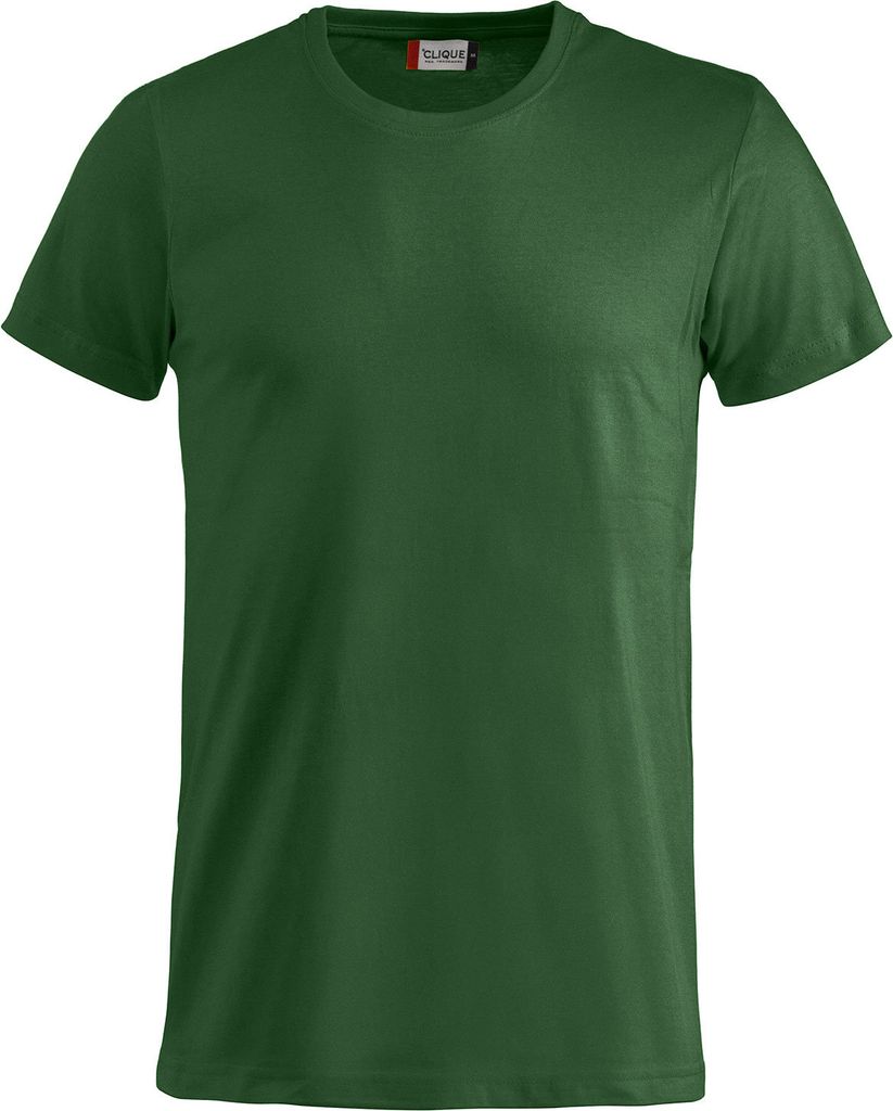 Clique Basic t-shirt, flaskegrøn, str. XS