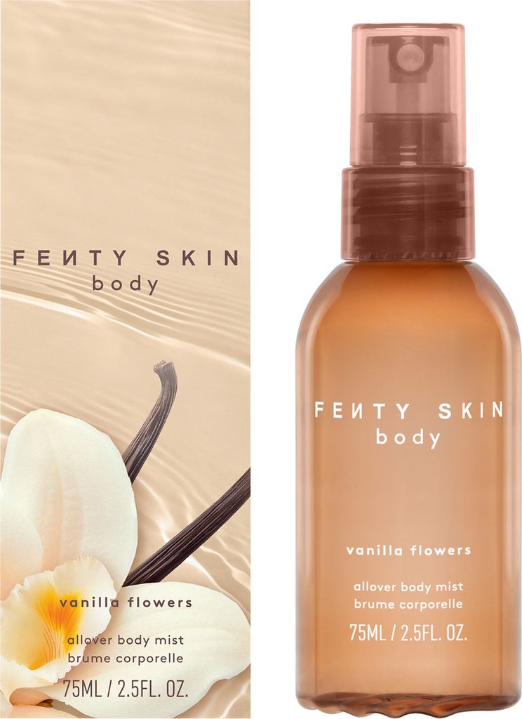 fenty skin body allover body mist vanilla flowers mini 75 ml