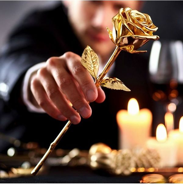 Mikamax 24K Golden Rose - Svart låda