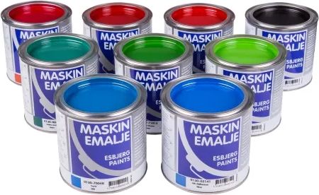 Maskinfärg svart 0,75 L - RAL 9005