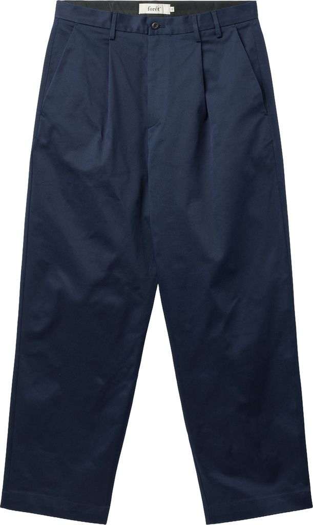 Forét Writer Relaxed FIT Pleated Pants Mand Navy Bukser Str 31 - hos Magasin