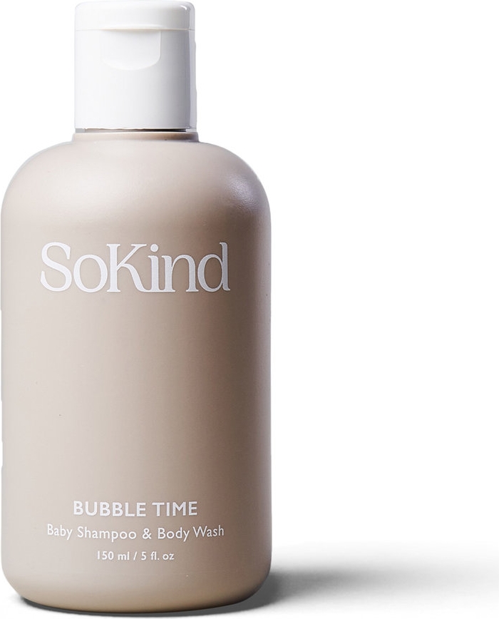 SoKind Bubble Time Mild og Plejende Baby Shampoo Kropssæbe No Color 150 ML Schampo