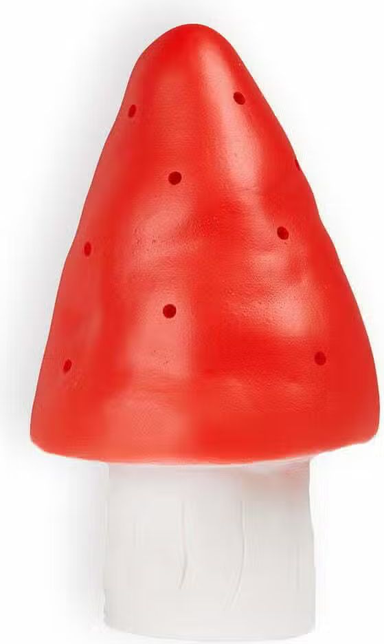 sopplampe, liten paddehatt - rød