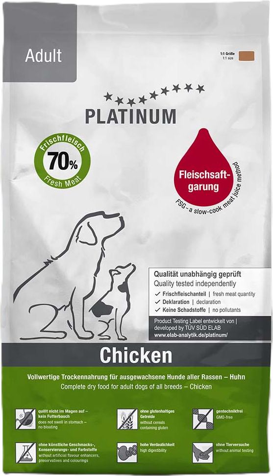 Platinum Foder Adult Chicken Vuxen Kyckling 1.5kg