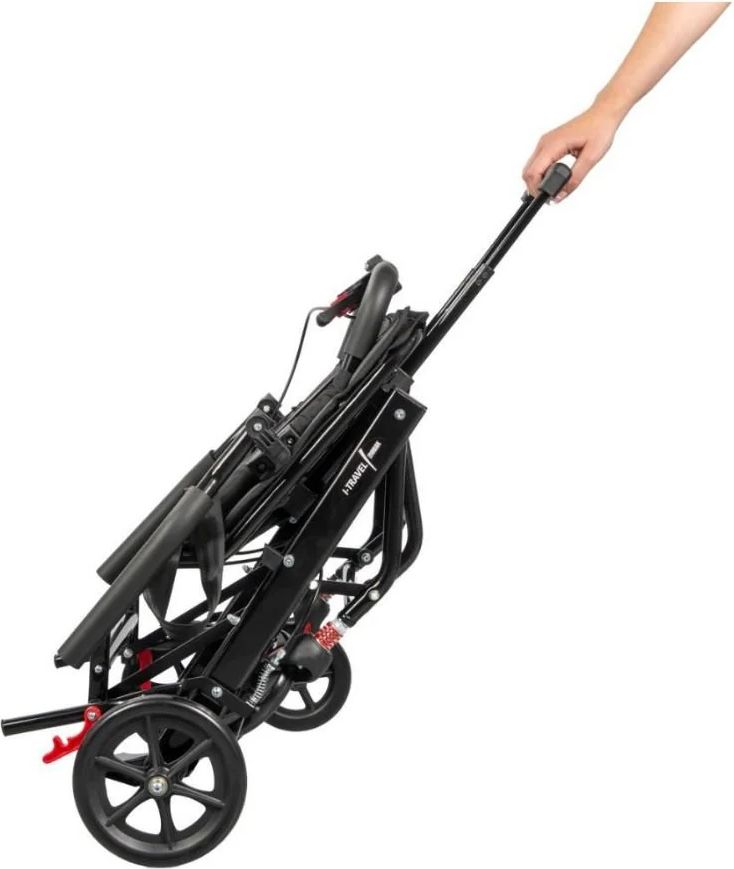 MOBIAK I-TRAVEL Faltbarer Aluminium Transitrollstuhl