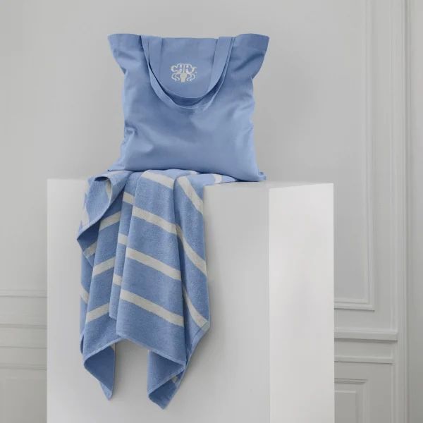 georg jensen damask sea badelagen 100x150 cerulean