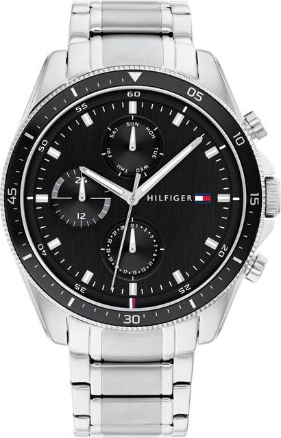 Tommy Hilfiger Rocky Silver Black Men's Watch TH1792181