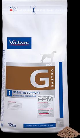 virbac hpm (g1) gastro, digestive support dog