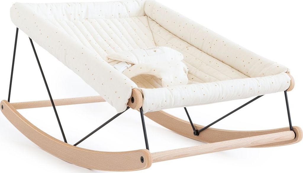 NOBODINOZ Kit Growing Green Bouncer - Cream - 82X44X39CM