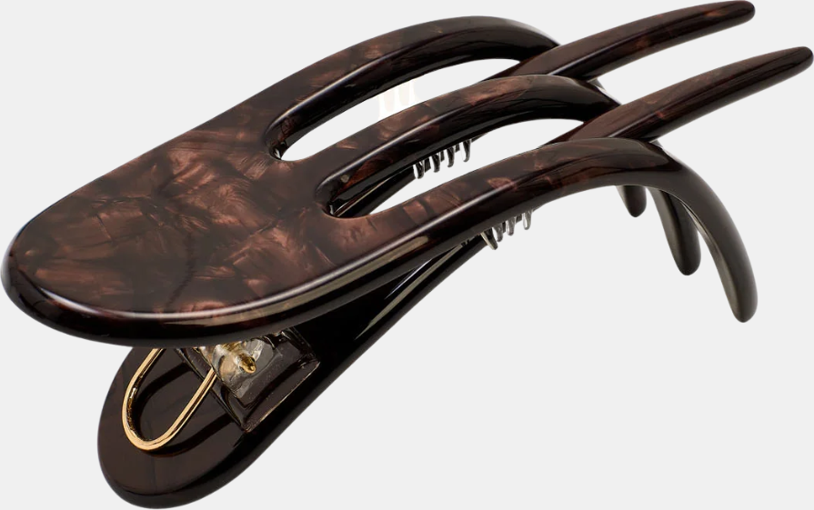 Pico Julie Flat Klemme Dark Chocolate