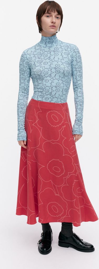 muovaus piirto unikko - maxi nederdele