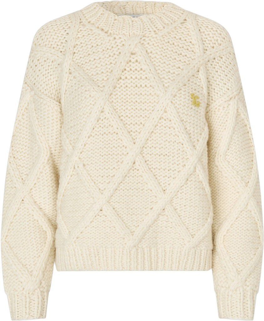 2497 handknit, handknit cable sweat - trøjer