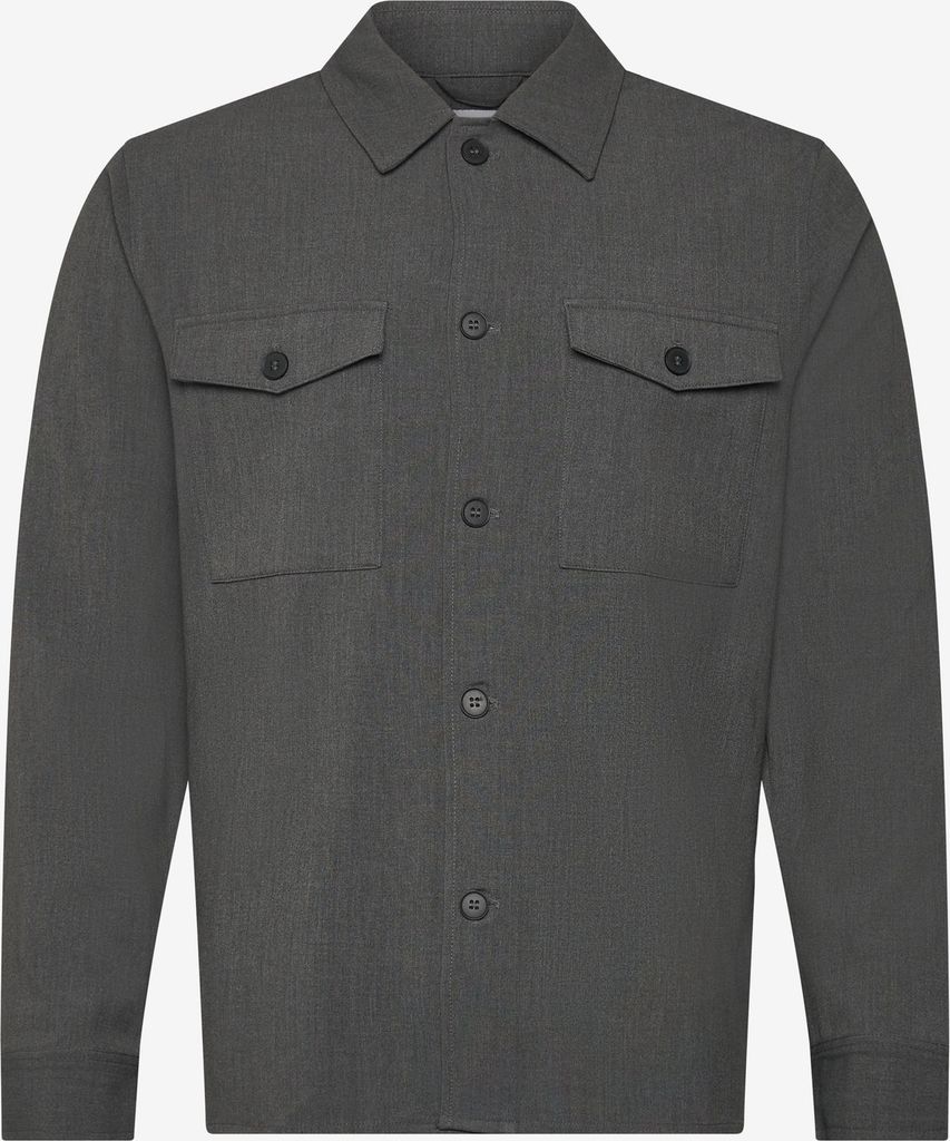 Lindbergh Superflex Overshirt Mand Sort - Black