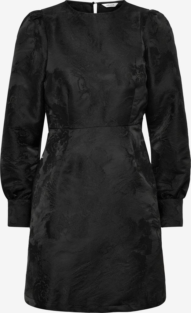 Bubbleroom Brocade Dress - BLACK - 36