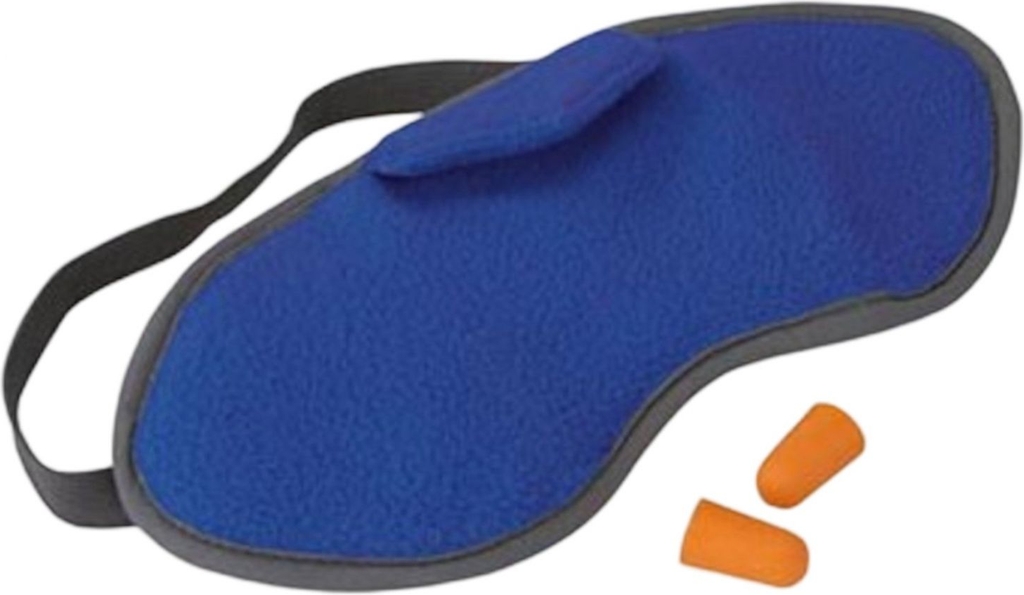 eye mask + ear plugs